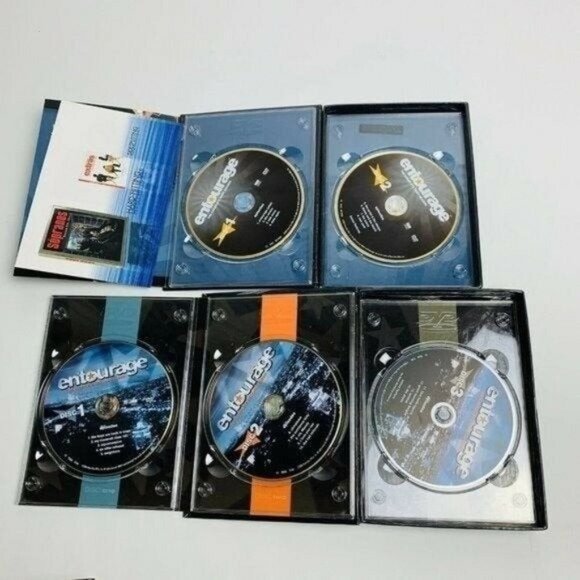 Entourage DVD HBO Series Lot Seasons 1 2 3 Parts 1 And 2 Chase Wahlberg Vincent - Picture 7 of 8